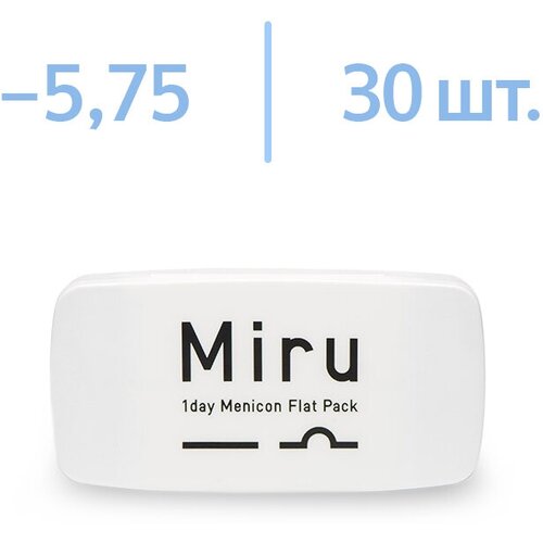    Menicon Miru 1 day Flat Pack, 30 ., R 8,6, D -5,75, 1 .  