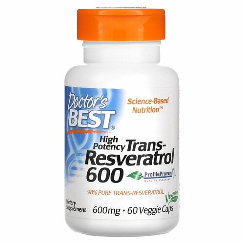   Doctor's Best High Potency Trans-Resveratrol 600 , 70 , 60 .   -     , -, 