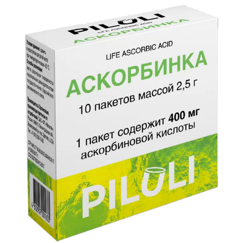   Life Ascorbic Acid . ., 400 , 2.5 , 10 .   -     , -, 