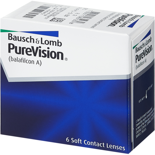 ���� ���������� ����� Bausch & Lomb PureVision, 6 ��., R 8,6, D -8 ������ ������