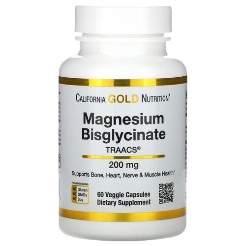 ���� California Gold Nutrition Magnesium Bisglycinate (���������� ������) 60 ������ ������ ������