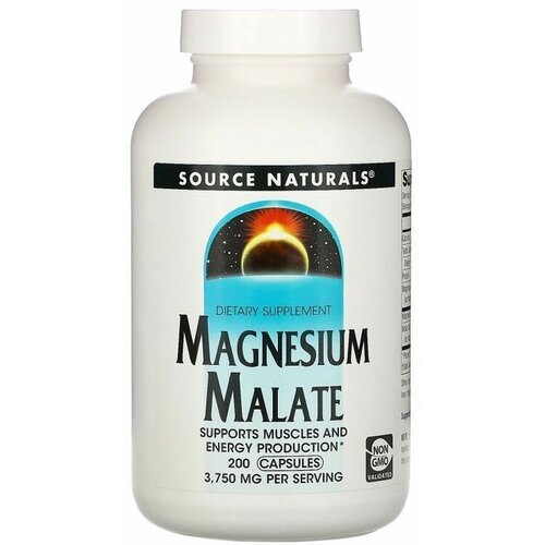 ���� Source Naturals Magnesium Malate 200 ���� (Source Naturals) ������ ������