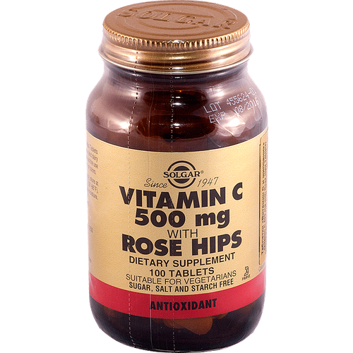 ���� Solgar Vitamin C with Rose Hips ���., 500 ��, 100 �, 100 ��. ������ ������