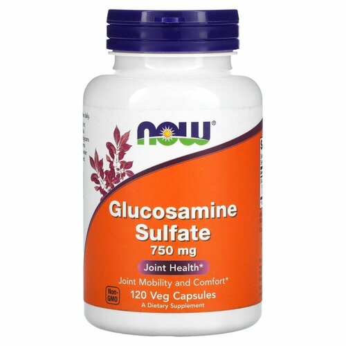 ���� ���������� 750 �� NOW Foods Glucosamine 750 mg, 120 ��������� ������ ������ ������