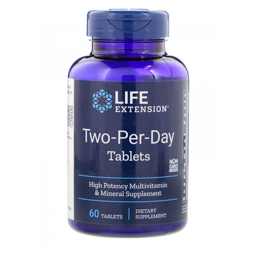 ���� Two Per Day Multivitamin �������������� ������ � ���� Life Extension 60 �������� ������ ������
