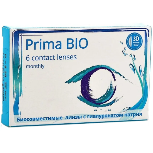 ���� ���������� ����� �� ����� OKVision PRIMA BIO, 6 ��., R 8,8, D -6, 1 ��. ������ ������