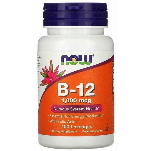  NOW FOODS Vitamin B-12 1000  ( -12) 100  (Now Foods)   -     , -, 