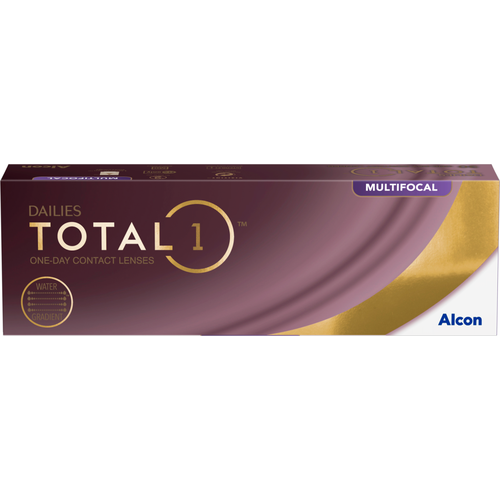 ���� ����������� ���������� ����� Alcon Dailies Total1 Multifocal, 30 ��., R 8,5, D -5,75, ADD: �������, 1 ��. ������ ������