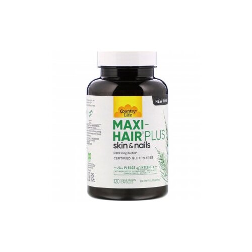 ���� Maxi Hair Plus 5,000 mcg Biotin 120 �������������� ������ ������ ������