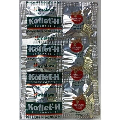 ���� ������ ������ ������� (������� �� �����) Koflet-H Lozenges Ginger Himalaya 6 ��. ������ ������