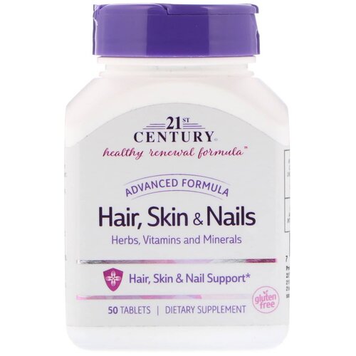 ���� �������� 21st Century Hair, Skin & Nails, 100 �, 100 ��, 50 ��. ������ ������