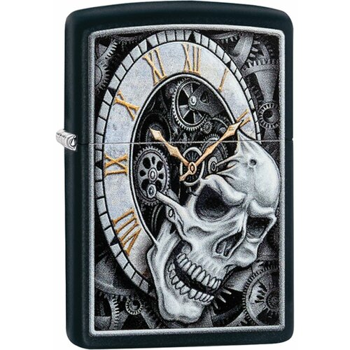  ZIPPO  Skull Clock   Black Matte /   38x13x57  29854   -     , -, 