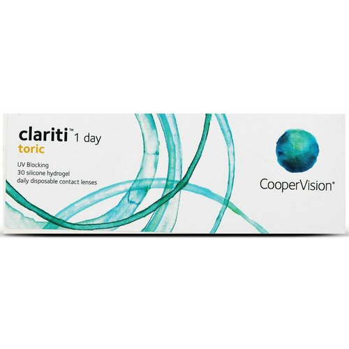    CooperVision Clariti 1 day toric., 30 ., R 8,6, D -0,75,CYL:-1,25,A:140, , 1 .  