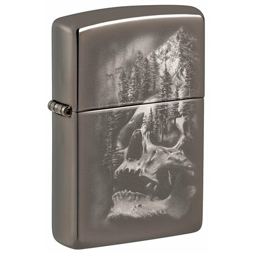   ZIPPO Skull Design   Black Ice, /, , 38x13x57    -     , -, 