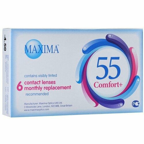 ���� ���������� ����� Maxima 55 Comfort Plus, 6 ��., R 8,6, D -4,5, ����������, 1 ��. ������ ������