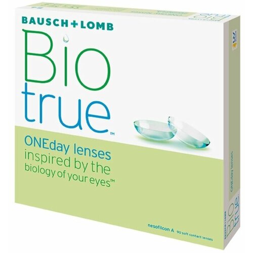 ���� ���������� ����� Bausch & Lomb Biotrue ONEday, 90 ��., R 8,6, D -2,75, 1 ��. ������ ������