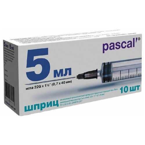   Pascal' , 40  x 0.7 , : 22G, 5 , 10 .   -     , -, 