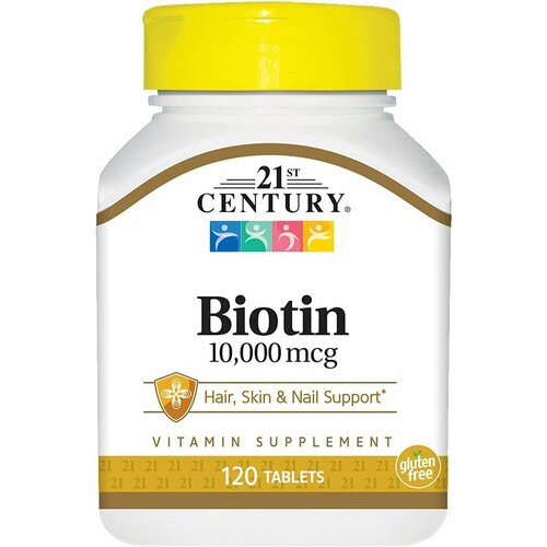 ���� ������ 21st Century, Biotin, 120 ������, 10000 ��� ������ ������