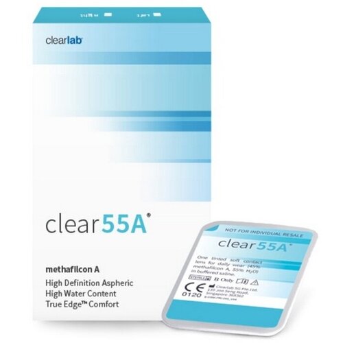 ���� ���������� ����� Clearlab Clear 55A, 6 ��., R 8,7, D +3,5, ����������, 1 ��. ������ ������