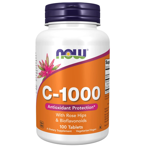   NOW C-1000 with Rose Hips & Bioflavonoids, 100 .   -     , -, 