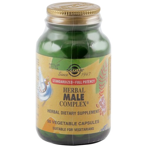  Solgar Herbal male complex ., 50 .   -     , -, 