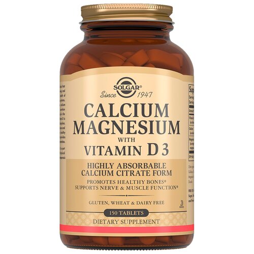  Solgar Calcium Magnesium with Vitamin D3 ., 200 , 150 .   -     , -, 