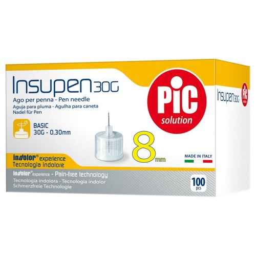    - Pic solution insupen, 8  x 0.3 , : 30G, 100 .  