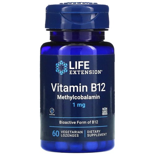 ���� �������� Life Extension Vitamin B12 Bioactive form, 100 ��, 1 ��, 60 ��. ������ ������