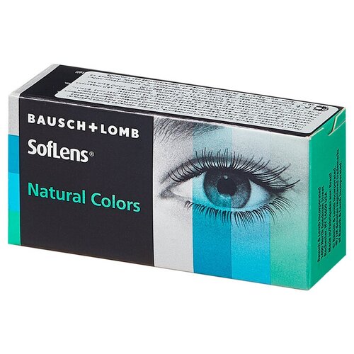 ���� ���������� ����� Bausch & Lomb SofLens Natural Colors, 2 ��., R 8,7, D -4,5, jade ������ ������