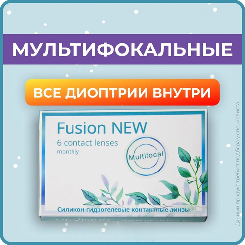    OKVision Fusion New Multifocal, 6 ., R 8,6, D -0,5, ADD: , ADD: +1.50 D  