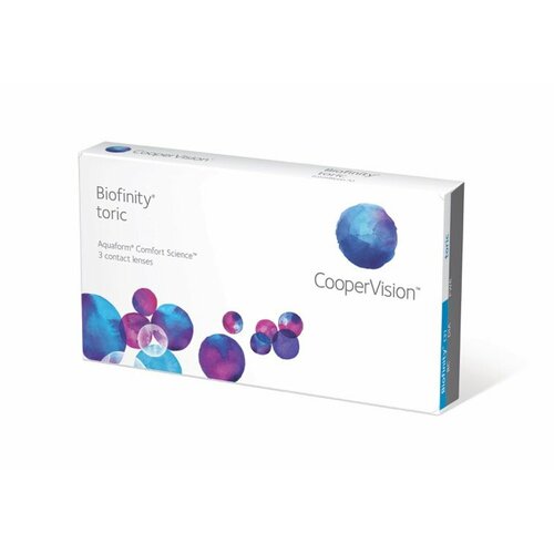    CooperVision Biofinity Toric., 3 ., R 8,7, D -3,CYL:-1,25,A:90, , 1 .   -     , -, 