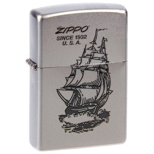  Zippo Classic   Boat Zippo Satin Chrome 56.7    -     , -, 