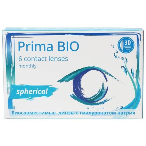 ���� ���������� ����� �� ����� OKVision Prima Bio Spherical, 6 ��., R 8,6, D -16,5 ������ ������