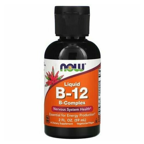 ���� ������� B12 NOW B-12 Liquid B-Complex 2 OZ / ��� �-12 ������ �-�������� 59 �� ������ ������