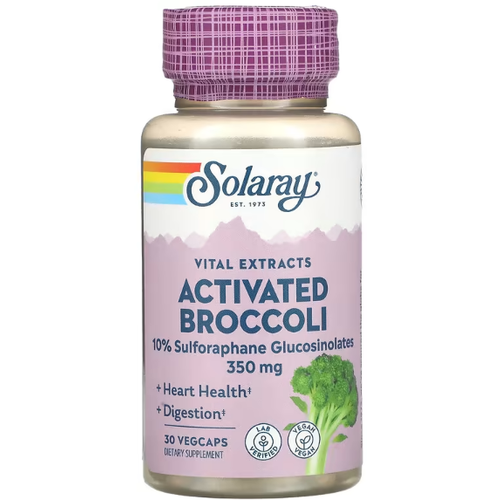  Solaray Activated Broccoli 350 mg (10% Sulforaphane Glucosinolates) 30   (Solaray)  