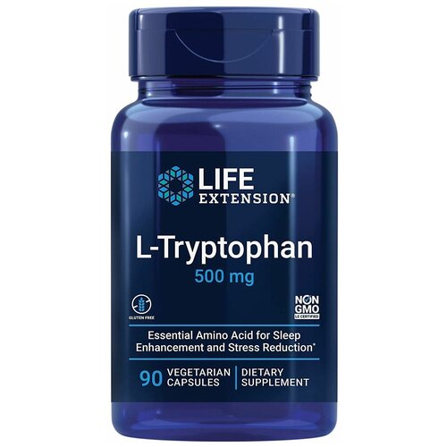  Life Extension L-Tryptophan (L-) 500  90    -     , -, 