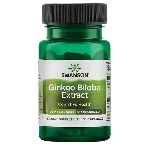 ���� Ginkgo Biloba Extract - Standardized 60 mg 30 Caps ������ ������