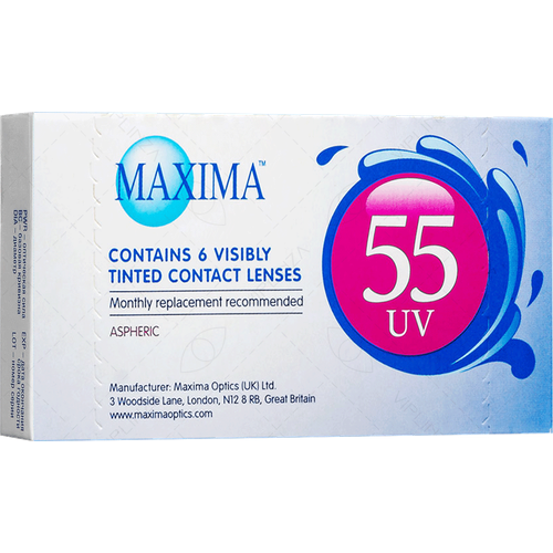    Maxima 55 UV Aspheric, 6 ., R 8,9, D -0,75  