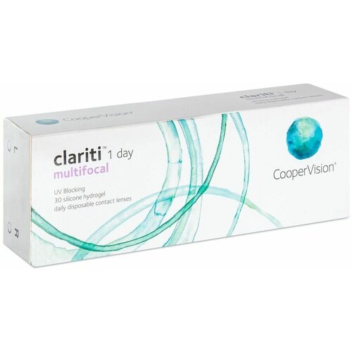 ���� ����������� ���������� ����� CooperVision Clariti 1 day Multifocal, 30 ��., R 8,6, D +3, ADD: �������, 1 ��. ������ ������