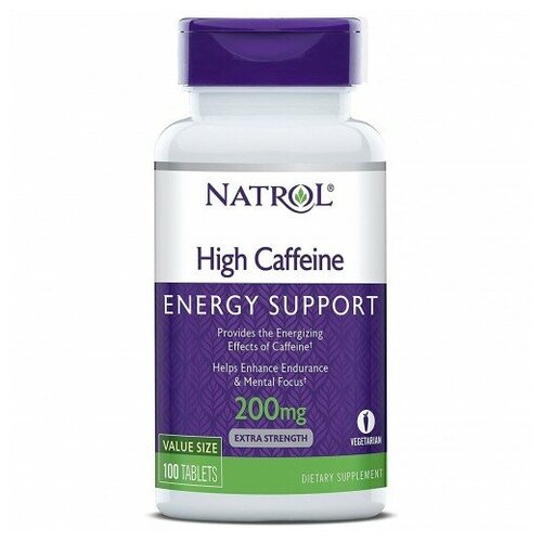 ���� �������� Natrol High Caffeine 200 mg, 200 ��, 100 ��. ������ ������