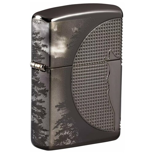   ZIPPO Armor Wolf   High Polish Black Ice, /, , 38x13x57    -     , -, 