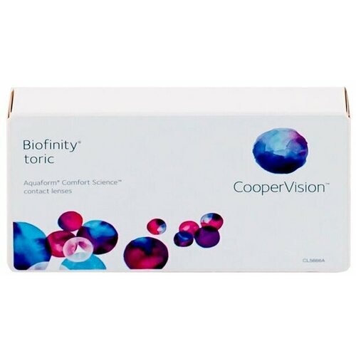    CooperVision Biofinity Toric., 3 ., R 8,7, D +3,5,CYL:-2,25,A:70, , 1 .  