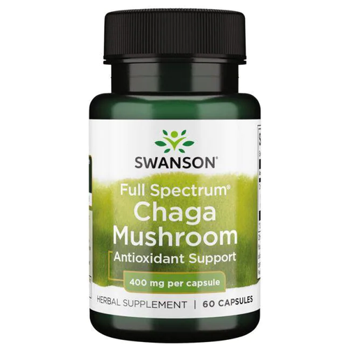 ���� Swanson Full Spectrum Chaga Mushroom (���� ���� ������� �������) 400 �� 60 ������ ������ ������