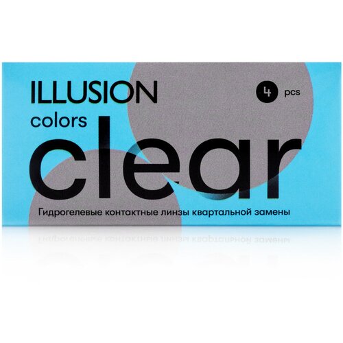 ���� ���������� ����� ILLUSION Colors Clear, 4 ��., R 8,6, D -1,5 ������ ������