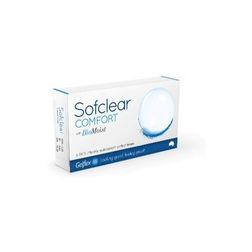    Gelflex Sofclear Comfort with BioMoist, 3 ., R 8,6, D +2  