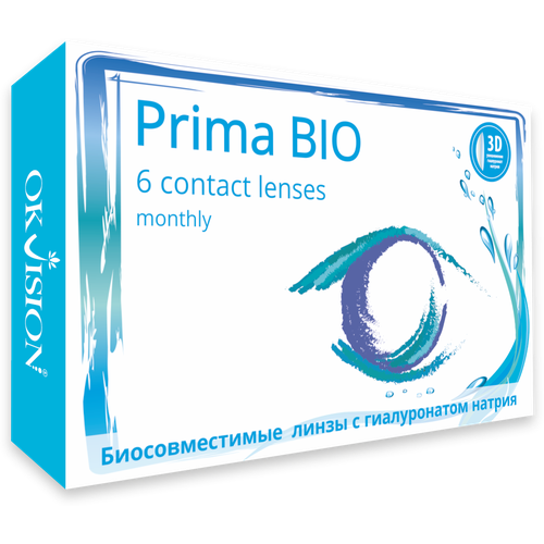    OKVision PRIMA BIO, 6 ., R 8,6, D +1, , 1 .  