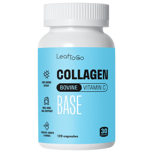  LeafToGo Collagen Bovine Vitamin C . , 120 .   -     , -, 