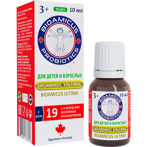 ���� BIOAMICUS PROBIOTICS ��������� ������� ��., 10 ��, 46 �, ����������� ������ ������