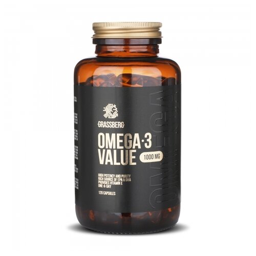 ���� Grassberg Omega-3 Value ����., 1000 ��, 120 ��. ������ ������