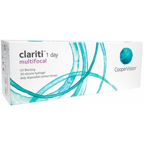 ���� ���������� ����� CooperVision Clariti 1 day Multifocal, 30 ��., R 8,6, D -0,25, ADD: ������, ����������, 1 ��. ������ ������